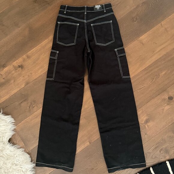 H&M Black & White Cargo Pants - Picture 2 of 5